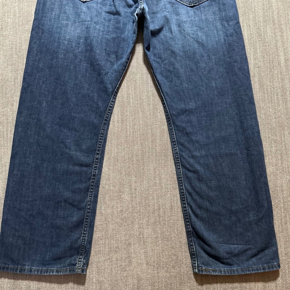 Levi's 569 Loose Straight Jeans Mens 34(36)x30 Blue Medium Wash Baggy Denim - Picture 9 of 10